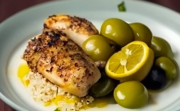 Recette de Poulet Citron Olives au Quinoa à IG bas